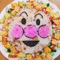 蜜茄子's cooksnap of when they made アンパンマン！特製ちらし寿司♡.