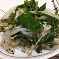 卵せんべい's cooksnap of when they made もやしとほうれん草のごまあえ.