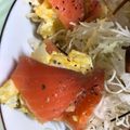 けいしゅ☆'s cooksnap of when they made スモークサーモンのせポテトサラダ.
