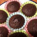 smfmoon's cooksnap of when they made きな粉ココアパウダーHM簡単カップケーキ.