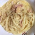 ルルルるか☆'s cooksnap of when they made 簡単❗カルボナーラうどん.
