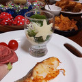 ガクココちゃん's cooksnap of when they made クリスマスのグラスサラダ.