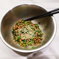 ekokan's cooksnap of when they made 納豆とホウレン草の和え物.