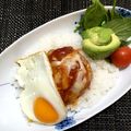 horseland's cooksnap of when they made 美味しい✩ロコモコ丼.