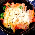 ハムをハサミで切る's cooksnap of when they made 忙しい朝にも♪ブロッコリーと卵でココット.