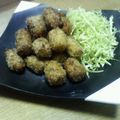 ちーかす's cooksnap of when they made ✿鮭とポテトのちーずｉｎコロッケ✿.