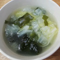 ☆のりす☆'s cooksnap of when they made 白菜とネギとワカメのスープ.