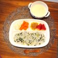 ちゃぴ♥'s cooksnap of when they made 離乳食中期*ひじきとほうれん草のお粥♡.