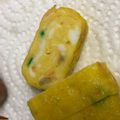 ☆たまり☆'s cooksnap of when they made 手毬麩消費★冷凍OKのカラフル卵焼き♡.