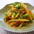 runa10's cooksnap of when they made ＊大根の皮と葉っぱのきんぴら＊.
