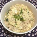 ぽぽきゅ's cooksnap of when they made 老舗の味を求めて！そぼろの親子丼.