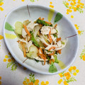 チェックのミニくま's cooksnap of when they made 鶏ささみとセロリのわさび酢和え.