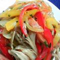 watyami's cooksnap of when they made きのこと野菜のにんにく大葉いため.