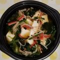 紅茶とチーズケーキ's cooksnap of when they made レンジで♪白菜と豆腐のカニカマあんかけ.