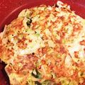 ★☆さら☆★'s cooksnap of when they made 幼児食☆キャベツの卵焼き〜お好み焼き風〜.