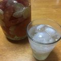 mikurinpa's cooksnap of when they made グレープフルーツ✾果実酒.