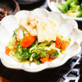 makichihua's cooksnap of when they made 青梗菜・キャベツとさつま揚げのサラダ♪.