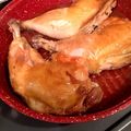 くっくあんず's cooksnap of when they made フライパンで簡単♡♥家族のローストチキン.