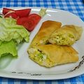 ととろ＆めい's cooksnap of when they made はんぺんと茹で卵のふわふわ春巻き.