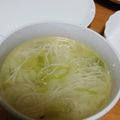 ミッキーメープル's cooksnap of when they made 阿波太ねぎと半田そうめんのスープ.