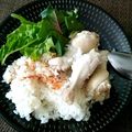 あず7225's cooksnap of when they made 塩麹さんでシンガポールチキンライス♡.