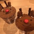 すもちょす's cooksnap of when they made 簡単クリスマス☆トナカイのチョコケーキ♪.