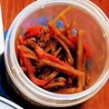 hancha's cooksnap of when they made たっぷりツナと ごぼう の きんぴら.