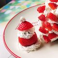 chako106HM's cooksnap of when they made ★私の簡単いちごサンタ★.