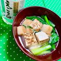 ふたごゆき's cooksnap of when they made 麩と小松菜のお吸い物.