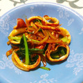 ﾁｲﾁｬﾝﾏﾏ's cooksnap of when they made いかと小松菜の甘辛炒め.