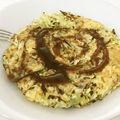 ちゃぱ猫's cooksnap of when they made 超手抜きお好み焼きwith残りごはん.