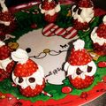 うみこひつ's cooksnap of when they made クリスマスに！イチゴでサンタ♥.
