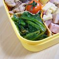 サオリ's cooksnap of when they made ほうれん草のおかかあえ（お弁当用）.