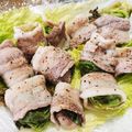 ねぞろ's cooksnap of when they made ＊レンジで簡単！レタスの豚肉巻き＊.