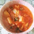 にゃんこ7's cooksnap of when they made チキンときのこのトマト豆乳シチュー.
