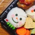 CoCoa☆'s cooksnap of when they made スノーマン♡Xmasお弁当.