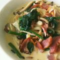 おじゃがー's cooksnap of when they made ツナとほうれん草のクリームうどん.