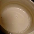 ringo19's cooksnap of when they made ホットな黒蜜ミルク.