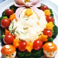 つきかおり's cooksnap of when they made クリスマス♡簡単！リースなポテトサラダ★.