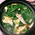 ☆みゃん吉☆'s cooksnap of when they made 豚バラとほうれん草のスタミナ鍋.