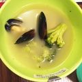 salymama's cooksnap of when they made バジルスープ♪.