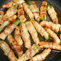 ツインズ♀ママ's cooksnap of when they made 簡単なのに可愛い♡おくらと人参の肉巻き.