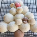 はにてん's cooksnap of when they made 捏ねずに簡単♡ふわふわ〜ツリーちぎりパン.