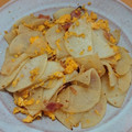 pukukoko's cooksnap of when they made 大根とベーコンの卵いため.