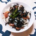 ﾁｲﾁｬﾝﾏﾏ's cooksnap of when they made 焼き豚ひじきごはん.