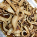 かたさん☆彡's cooksnap of when they made 鰻のタレ活用☆甘辛イカ焼きかばやき風味.
