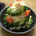 こう☆ゆい☆じんママ's cooksnap of when they made ポテトサラダdeクリスマスツリー☆.