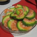 翠＊＊'s cooksnap of when they made 簡単！サーモンとアボガドのカルパッチョ.