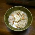 りこまこせいやのパパ's cooksnap of when they made 親子玉子とじ鍋●鶏茸豆腐の寄せ鍋の上に！.