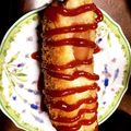 hana＊happy's cooksnap of when they made HMから作る チーズドッグ ハットグ.